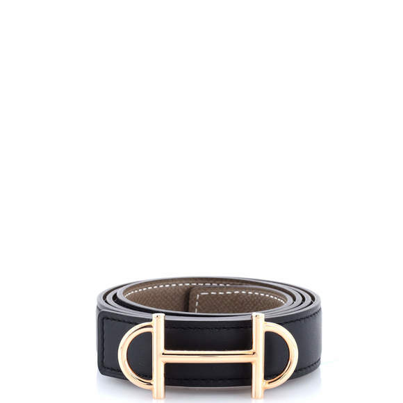 Hermes Medium Gamma Reversible Belt Leather - Picture 1 of 3